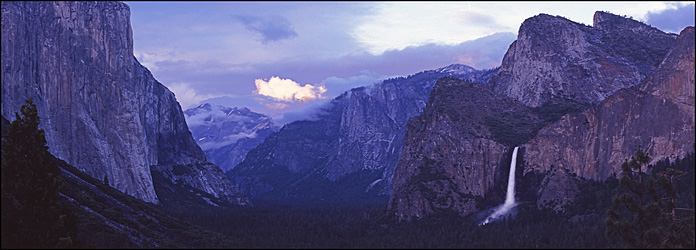 Late Light from Tunnel View, Yosemite National Park, CA